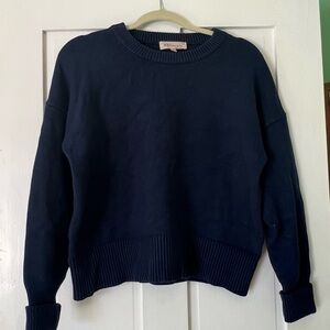 Philosophy Deep Navy Crewneck Sweater - Women's Pullover